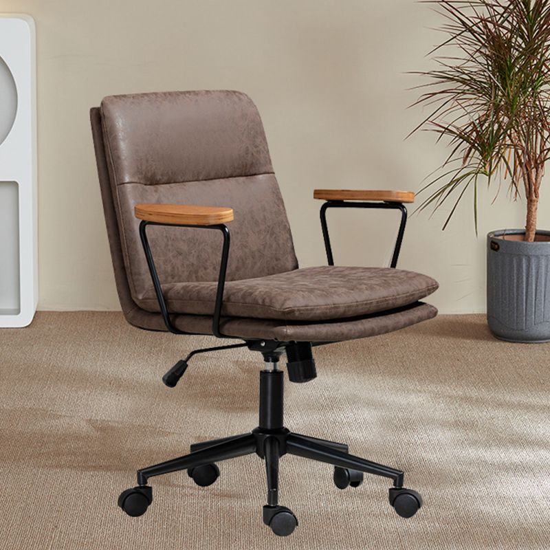 Armas fijas Silla de oficina Mecanismo sin angustia silla de diapositiva ergonómica