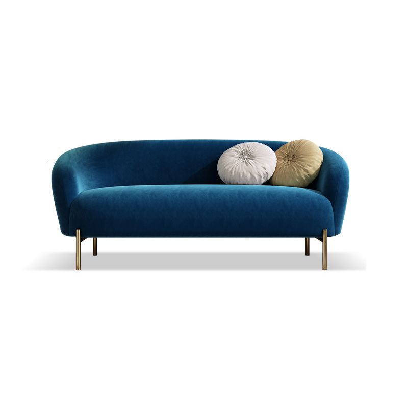 Mid-Century Modern Tight Back Sofa Curved 30.71" D X 29.92" H Loveseat Clearhalo 'furn' 'furn_sofas' 'Furniture' 'furniture_sofas' 'kitchen' 'kitchen_sofas' 'Living Room Furniture' 'Sofa' 'sofas' 1200x1200_a6c33cfb-0141-4f86-9fe3-74d82f87fa92