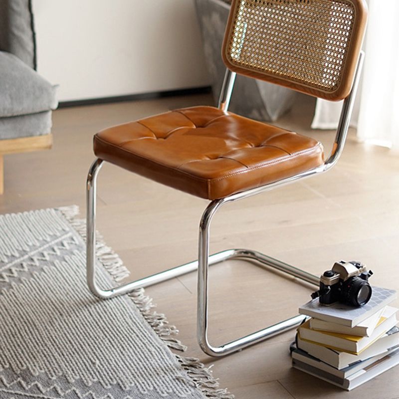 Contemporary Office Chair No Wheels Low Back Desk Chair without Arm Clearhalo 'furn' 'furn_office_chair' 'Furniture' 'Office Chairs' 'Office Furniture' 'office_chair' 1200x1200_a6c36c02-34b8-41f5-a329-76874e673661