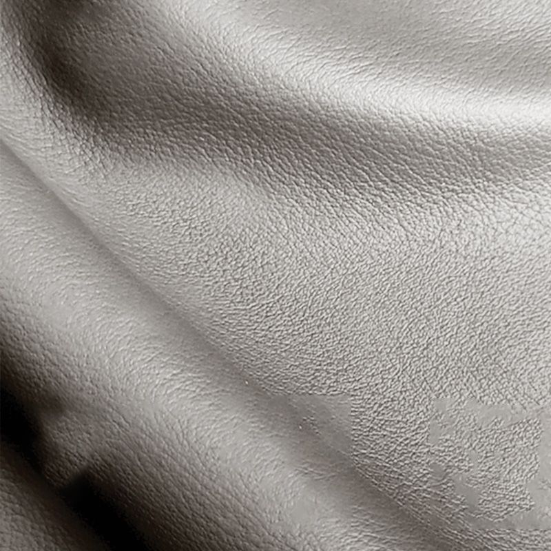 Genuine Leather Sofa Tuxedo Arm Contemporary Living Room Seating