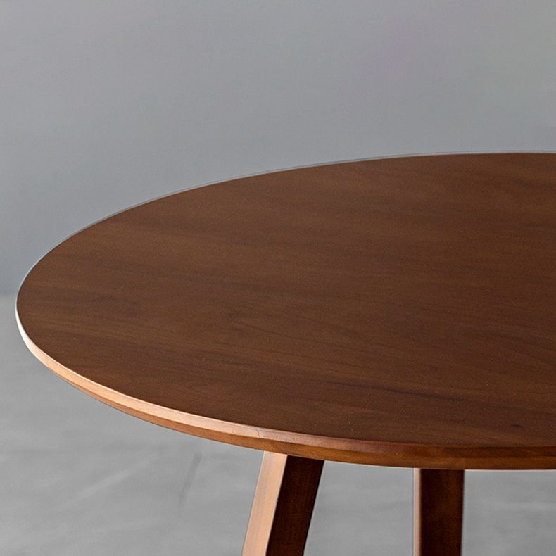 Contemporary Style Round Dining Table Solid Wood Furniture for Dining Room Clearhalo ' dining_table' 'Dining Tables & Seating' 'Dining Tables' 'furn' 'furn_dining_table' 'Furniture' 'furniture_dining_table' 'Kitchen & Dining Furniture' 'kitchen&dining_furn' 'kitchen' 'kitchen_dining_table' 1200x1200_a6c8d995-2238-479a-b6c9-7cd5aa7a0589