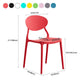 Modern Plastic Dining Room Chairs Armless Open Back Dining Side Chair for Restaurant Clearhalo ' kitchen&dining_furn' 'Dining Chairs' 'Dining Tables & Seating' 'dining_chair' 'furn' 'furn_dining_chair' 'Furniture' 'furniture_dining_chair' 'Kitchen & Dining Furniture' 'kitchen' 1200x1200_a6c9c4ff-6c4a-4cd0-8354-f8599dbccdf5