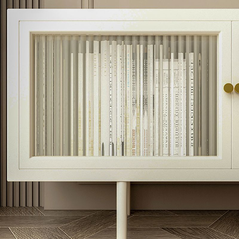 Home Metal TV Console Industrial Rectangle TV Cabinet with Glass Doors Clearhalo 'furn' 'furn_tv_stands_entertainment_centers' 'Furniture' 'Living Room Furniture' 'TV Stands & Entertainment Centers' 'TV Stands & Media Storage Furniture' 'tv_stands_entertainment_centers' 1200x1200_a6ca26d7-d8fc-4202-9b51-7d8388625e00