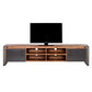 Console televisiva industriale Console TV in legno massiccio con 2 porte