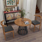 Modern Solid Wood Dining Table Metal Dining Site Table for Home Use Clearhalo 'Dining Tables & Seating' 'Dining Tables' 'dining_table' 'furn' 'furn_dining_table' 'Furniture' 'Kitchen & Dining Furniture' 1200x1200_a6cabc95-20ed-48e6-bc03-5f9194784691