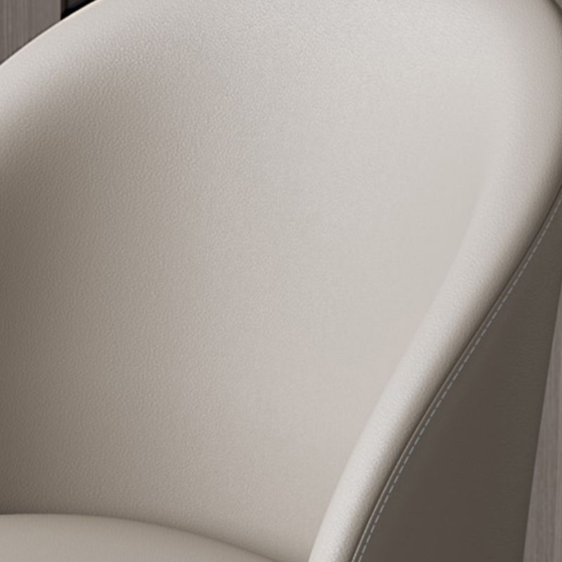 Industrial Style Side Chair Solid Back Metal Dining Room Chair for Kitchen