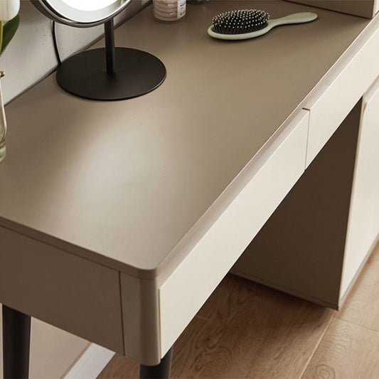 Contemporary With Drawer Wood Lighted Mirror Bedroom Dressing Table Clearhalo 'Bedroom Furniture' 'furn' 'furn_makeup_vanities' 'Furniture' 'Makeup Vanities' 'makeup_vanities' 1200x1200_a6cb388d-6329-4d90-9033-97e486246468