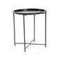 Metal Contemporary Accent Table Nightstand Antique Finish Nightstand