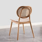 Oak Cane Back Dining Chairs Dining Room Industrial Side Chair