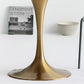 Metal Modern Round Dining Table Marble Top Indoor Table with Tulip Base Clearhalo ' dining_table' 'Dining Tables & Seating' 'Dining Tables' 'furn' 'furn_dining_table' 'Furniture' 'furniture_dining_table' 'Kitchen & Dining Furniture' 'kitchen&dining_furn' 'kitchen' 'kitchen_dining_table' 1200x1200_a6d1bbec-f8b5-4124-a4e4-983ff334d822