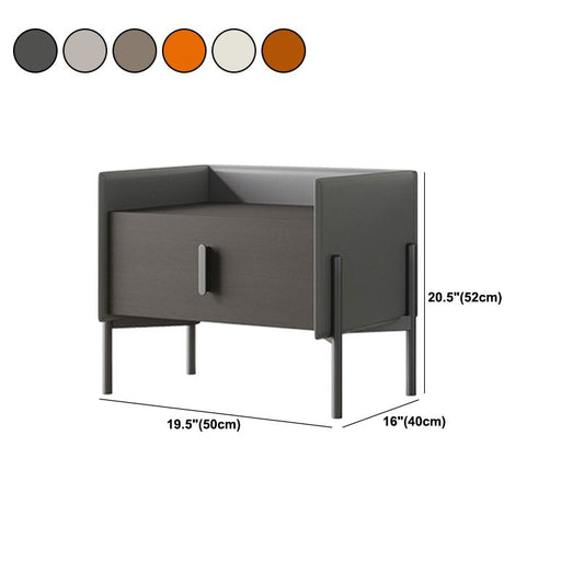 Gabinete industrial de la cama Faux Faux Bed mesita de noche con cajón