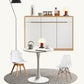 White Round Dining Table Stone Top Dining Table with Tulip Base Clearhalo 'Dining Tables & Seating' 'Dining Tables' 'dining_table' 'furn' 'furn_dining_table' 'Furniture' 'Kitchen & Dining Furniture' 1200x1200_a6d8858c-e9ce-4864-be93-1c9dfe81bf16