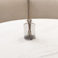 Table basse ou table de bout en ardoise à chevalet de table de cocktail ovale moderne