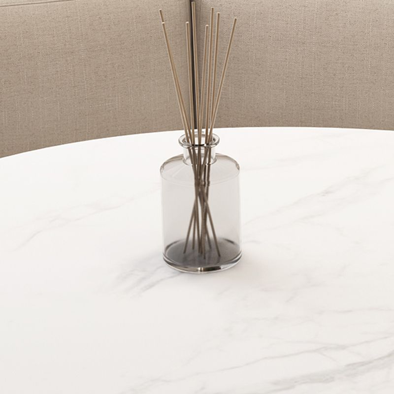 Table basse ou table de bout en ardoise à chevalet de table de cocktail ovale moderne