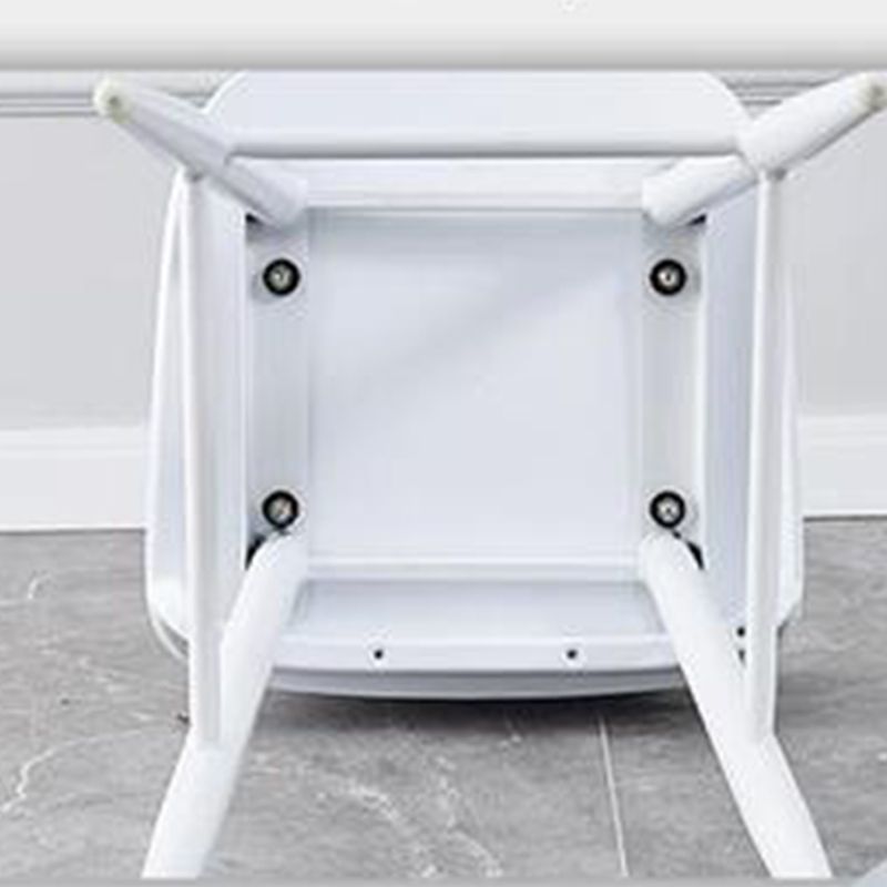 Modern Rectangle Bar and Counter Stool Low Back Stool with 4 Legs Clearhalo 'Bar Furniture' 'Bar Stools' 'bar_stools' 'furn' 'furn_bar_stools' 'Furniture' 'furniture_bar_stools' 'Kitchen & Dining Furniture' 1200x1200_a6db892a-3b2c-4404-828b-624dd4ab5b64
