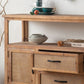 Farmhouse Brown Sideboard Solid Wood Server Tavolo per sala da pranzo