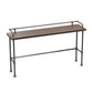 Pine Wood Top Bar Table Rectangular Industrial Bar Table with Trestle Base