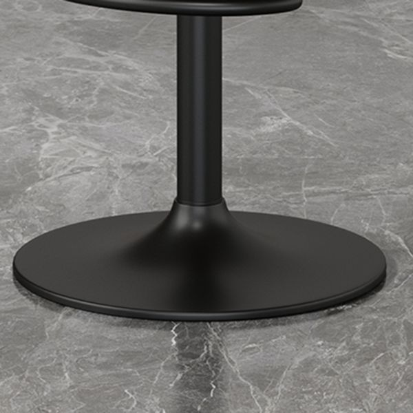 Soggiorno sgabello da bar in pelle slittamento nordico con pedale