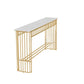 Industrial Rectangle Bistro Bar Desk Faux Marble Bistro Table for Indoor Clearhalo 'Bar Furniture' 'Bar Tables' 'bar_tables' 'furn' 'furn_bar_tables' 'Furniture' 'Kitchen & Dining Furniture' 1200x1200_a6e004cf-194a-43d8-903e-ae42d2ae9241