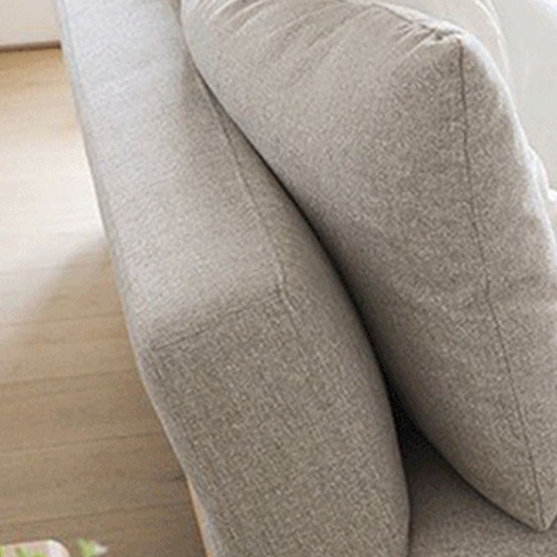 Contemporary Armless Seating with Pillows Reclining Sofa 30.7" Wide