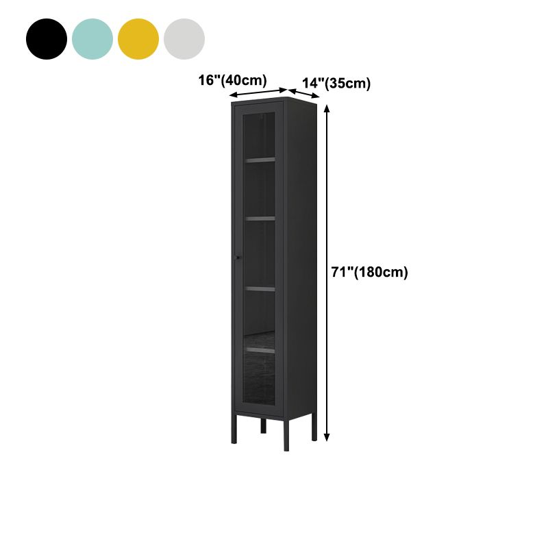 Scandinavian Style Bookcase with Door Shelf Bookcase for Home and Office Clearhalo 'Bookcases' 'furn' 'furn_bookcases' 'Furniture' 'furniture_bookcases' 'Office Furniture' 1200x1200_a6e273fc-7a69-4c22-bfb3-275e3085e1b5