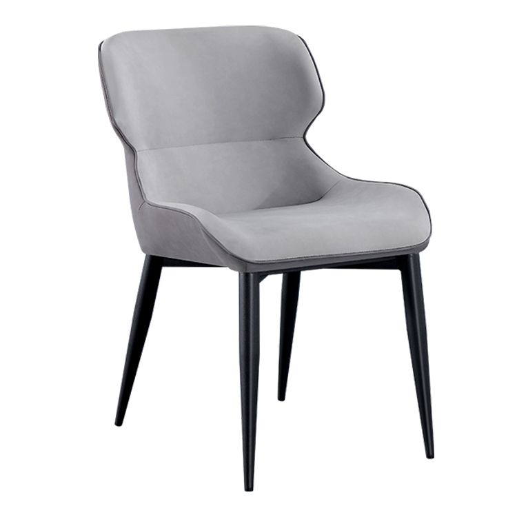 Contemporary Style Chair Kitchen Arm Side Chairs with Metal Legs Clearhalo 'Dining Chairs' 'Dining Tables & Seating' 'dining_chair' 'Furniture' 'furniture_dining_chair' 'Kitchen & Dining Furniture' 1200x1200_a6e539ec-4b36-47e4-8293-4f16cf3600ab