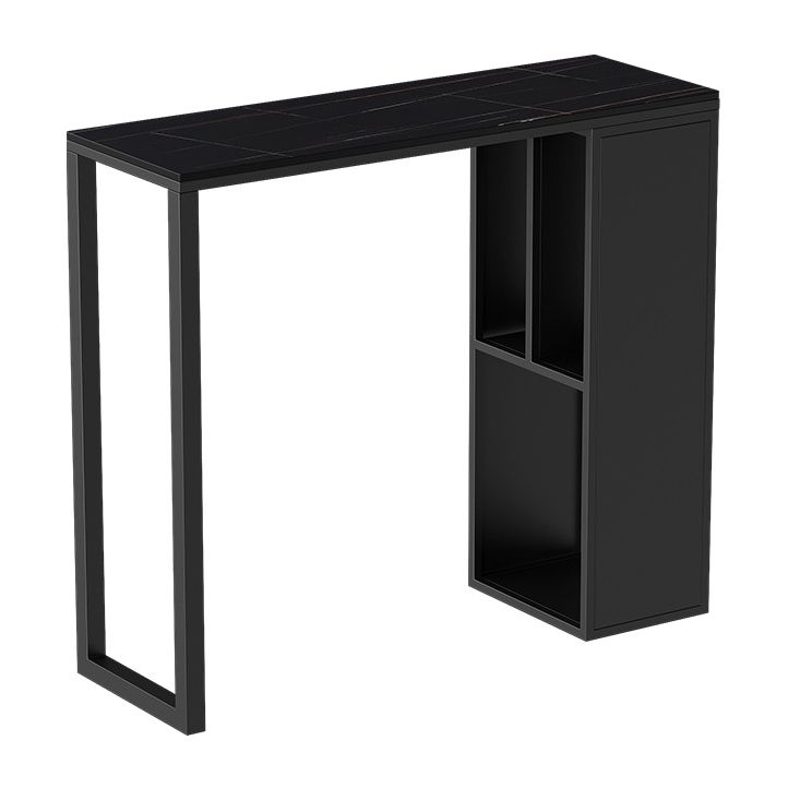 Contemporary Bar Table Bar Height Rectangle Pub Table for Home