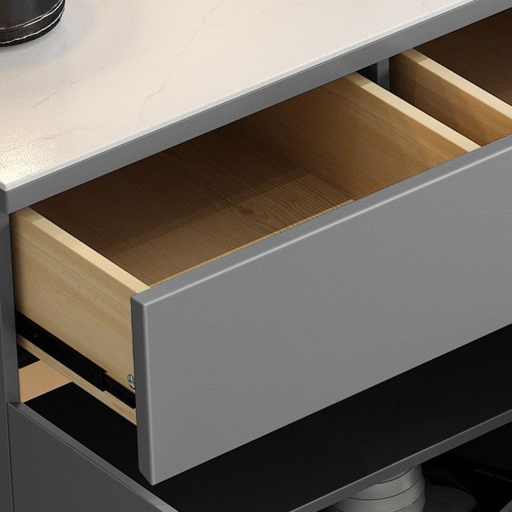 Houten woonkamer dressoir kast glam credenza met lade en opslag