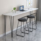 Industrial Style Rectangle Wood Top Counter Table 42-inch Height Bar Table Clearhalo 'Bar Furniture' 'Bar Tables' 'bar_tables' 'furn' 'furn_bar_tables' 'Furniture' 'furniture_bar_tables' 'Kitchen & Dining Furniture' 1200x1200_a6eab048-a15b-4d38-afe7-45ac53518de5