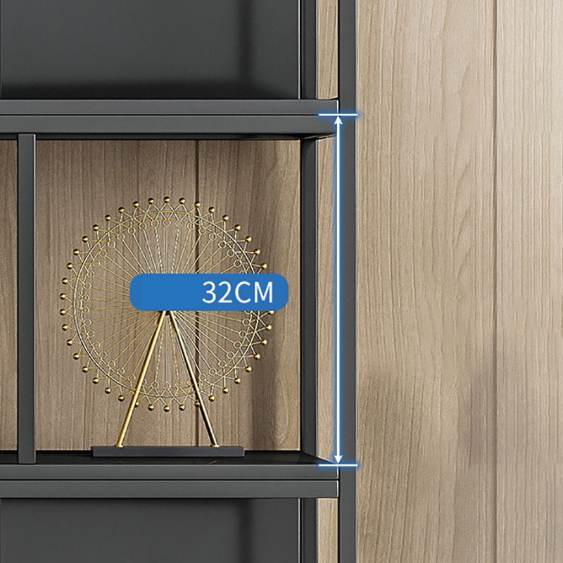 Modern Steel Bookcase Rectangular Shelves 71"H X 12" W Bookshelf for Office Clearhalo 'Bookcases' 'furn' 'furn_bookcases' 'Furniture' 'Office Furniture' 1200x1200_a6eb56f9-a6b4-4910-9183-3583e83363e8