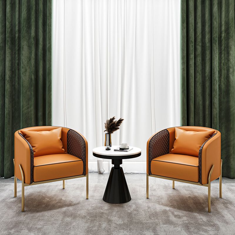 Mesa de metal de la tabla de metal de la parte superior de la pizarra redonda modernista