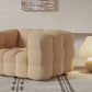 Skandinavisches Sofa Beige Wohnzimmertuxedo Arm Standard Tufted Sofe