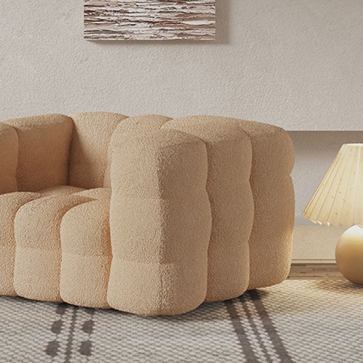 Skandinavisches Sofa Beige Wohnzimmertuxedo Arm Standard Tufted Sofe