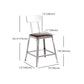 Industrial Square Iron Bar Stool Silver Footrest Bristol Stool Clearhalo 'Bar Furniture' 'Bar Stools' 'bar_stools' 'furn' 'furn_bar_stools' 'Furniture' 'Kitchen & Dining Furniture' 1200x1200_a6f0da13-ef87-41d8-8954-3fa0cf7cc7e3