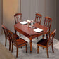 Traditional Solid Wood Dining Set Standard Height with Folding Top Dining Room Set Clearhalo 'Dining Room Sets' 'Dining Tables & Seating' 'dining_room_set' 'furn' 'furn_dining_room_set' 'Furniture' 'furniture_dining_room_set' 'Kitchen & Dining Furniture' 'kitchen&dining_furn' 'kitchen' 1200x1200_a6f2cabf-eb38-48df-acb8-4eb29f0b9528