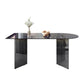 Tempered Glass Dining Table for Restaurant Modern Free Form Table with Double Pedestal Clearhalo 'Dining Tables & Seating' 'Dining Tables' 'dining_table' 'furn' 'furn_dining_table' 'Furniture' 'furniture_dining_table' 'Kitchen & Dining Furniture' 'kitchen' 'kitchen_dining_table' 1200x1200_a6f48b79-6bec-4482-97eb-9bfd78d905f7
