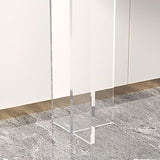 Tabella della console contemporanea 11.8 "W Acrilic Rectangle End Table