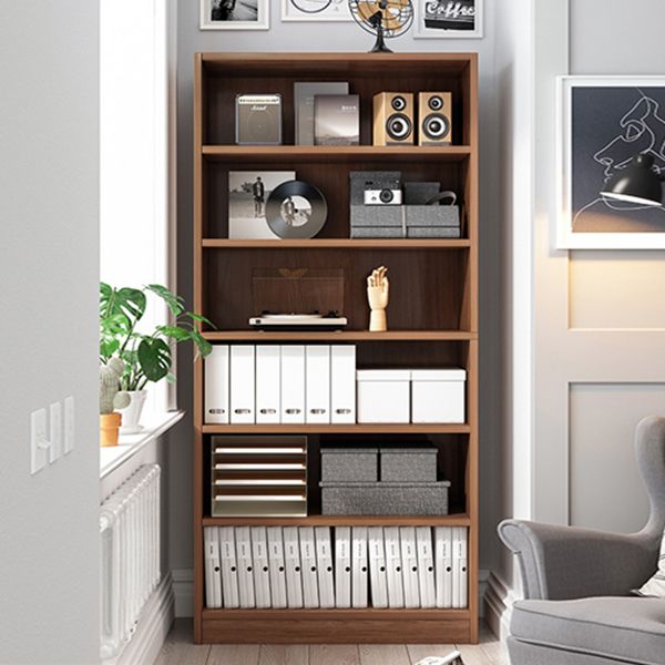 Closed Back Modern Style Bookshelf Wood Bookcase for Office Use Clearhalo 'Bookcases' 'furn' 'furn_bookcases' 'Furniture' 'Office Furniture' 1200x1200_a6f87689-1450-4b1d-946a-1e0796580337