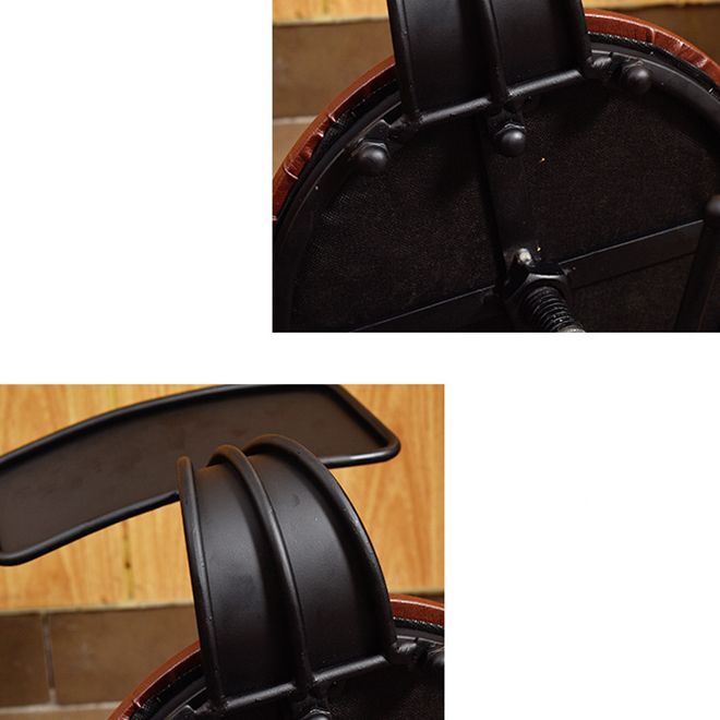 Industrial Metal Bar Stool Swivel Adjustable Height Patio Bar Stool Clearhalo 'Bar Furniture' 'Bar Stools' 'bar_stools' 'furn' 'furn_bar_stools' 'Furniture' 'Kitchen & Dining Furniture' 1200x1200_a6f8d521-568b-4007-bd71-2cee0c8441d7