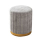 Glam Pouf Ottoman Velvet Upholstered Solid Color Cylinder Shape Ottoman Clearhalo 'furn' 'furn_ottomans_poufs' 'Furniture' 'Living Room Furniture' 'Ottomans & Poufs' 'ottomans_poufs' 1200x1200_a6fd57f1-ee16-44d9-9077-06bc1b0cc653