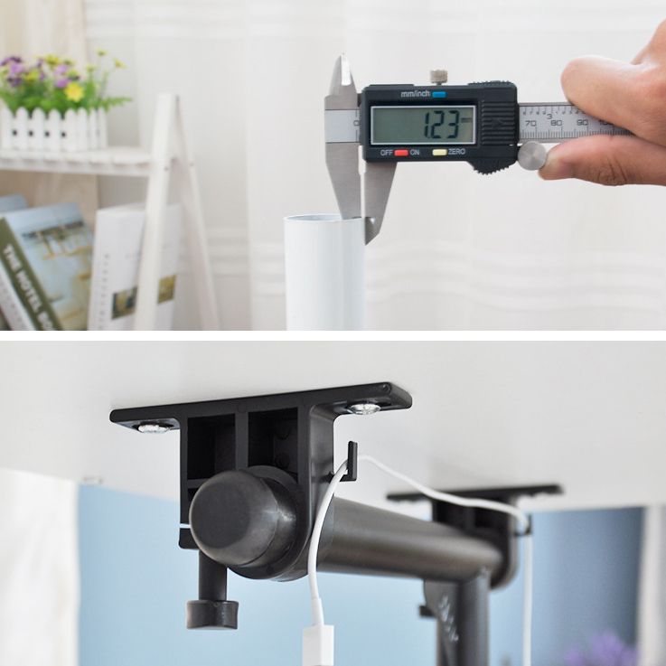 Convertitore in piedi curvo convertitore scrivania in legno fabbricato scrivania regolabile, 23,6 "l x 15,7" w