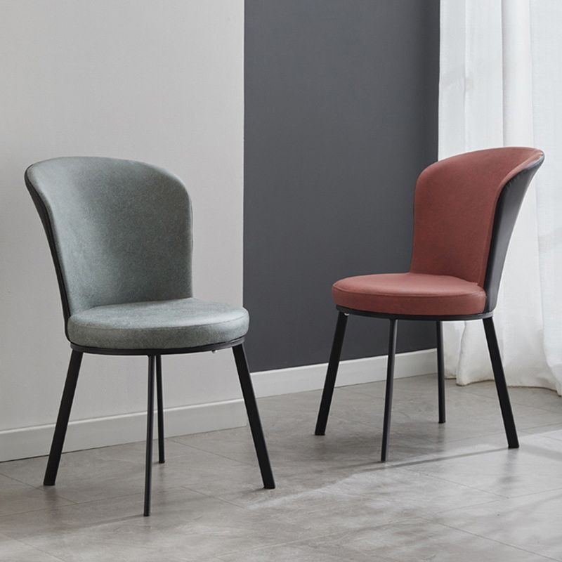 Contemporary High-density Sponge Cushion Chair of 17'' Wide Parsons Chair Clearhalo ' kitchen&dining_furn' 'Dining Chairs' 'Dining Tables & Seating' 'dining_chair' 'furn' 'furn_dining_chair' 'Furniture' 'furniture_dining_chair' 'Kitchen & Dining Furniture' 'kitchen' 1200x1200_a6fe6f93-03c7-476a-a052-2d5b88a78018