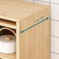 Server da pranzo in legno con porte di vetro moderno server buffet per cucina