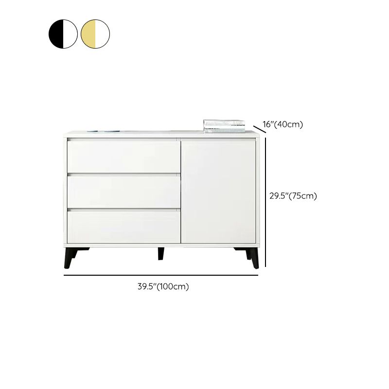 Stain Resistant Storage Cabinet Wood Side Cabinet with Drawer Clearhalo 'Cabinets & Chests' 'cabinets_chests' 'furn' 'furn_cabinets_chests' 'Furniture' 'Living Room Furniture' 1200x1200_a6fffef1-21d4-492b-a635-c0ff7bbc19cb