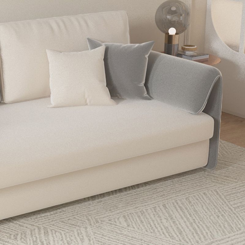 Contemporary Foldable Futon Sleeper Gray Futon Sleeper Sofa Bed Clearhalo 'furn' 'furn_futons' 'Furniture' 'Futons & Daybeds' 'Futons' 'Living Room Furniture' 1200x1200_a701a63b-c709-4c75-b52a-31c43331ecb9