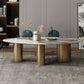 Traditional Luxury Oval Dining Room Table White Sintered Stone Table with 3 Gold Legs Clearhalo ' dining_table' 'Dining Tables & Seating' 'Dining Tables' 'furn' 'furn_dining_table' 'Furniture' 'furniture_dining_table' 'Kitchen & Dining Furniture' 'kitchen&dining_furn' 'kitchen' 'kitchen_dining_table' 1200x1200_a7030843-67f1-432e-969e-e7920e8300e0