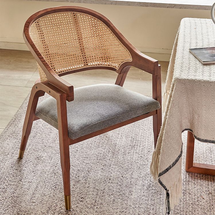 Modern Simple Arm stoel houten frame eetstoel stoel voor thuisgebruik