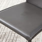 Modern Style Leather Armless Dining Chairs Metal Dining Chair for Home Use