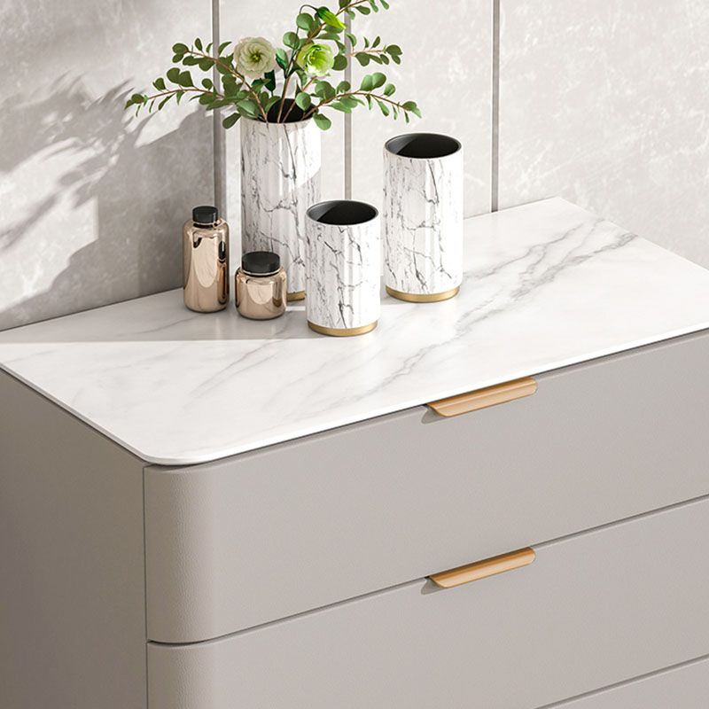 Vaste houten glamour opbergkast dressoir verticale opbergkast met metalen voeten