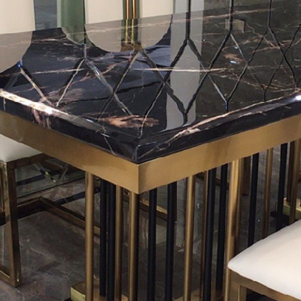 Rectangle Traditional Luxury Dining Table Sintered Stone Table Clearhalo ' dining_table' 'Dining Tables & Seating' 'Dining Tables' 'furn' 'furn_dining_table' 'Furniture' 'furniture_dining_table' 'Kitchen & Dining Furniture' 'kitchen&dining_furn' 'kitchen' 'kitchen_dining_table' 1200x1200_a708227a-ea5a-473d-924a-c4693746e759